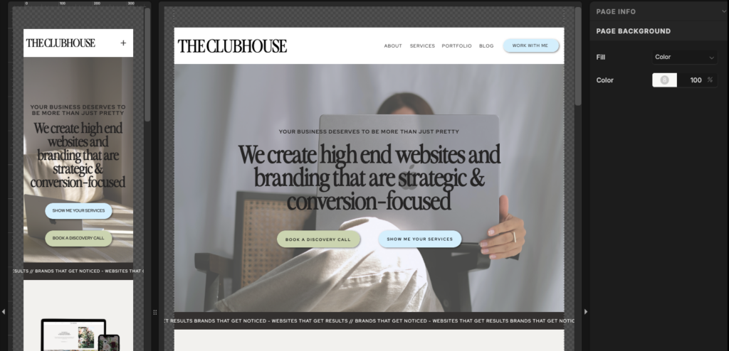 Showit Website Editor